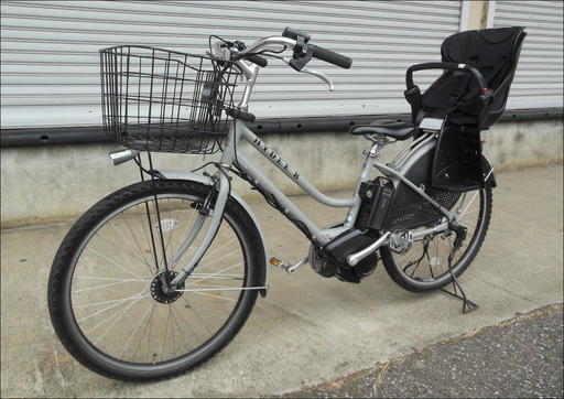 【再値下げいたしました！】【値下げいたしました！】　　★★　　人気車種！【ブリジストン：ＨＹＤＥＥ．Ｂ（ハイディビー）】美車！高容量8.7Ahリチウムイオンバッテリー（実容量１００－８０％以上）　オプション替チャイルドシートパッド付　お届けいたします！　★★