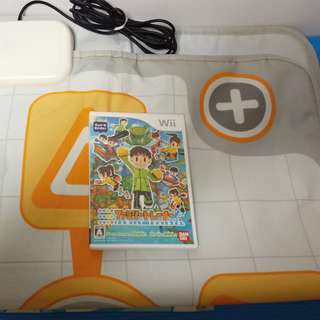 Nintendo　Wii　ファミリートレーナー　ソフト+マットコ...