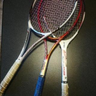 ソフトテニスラケット3本