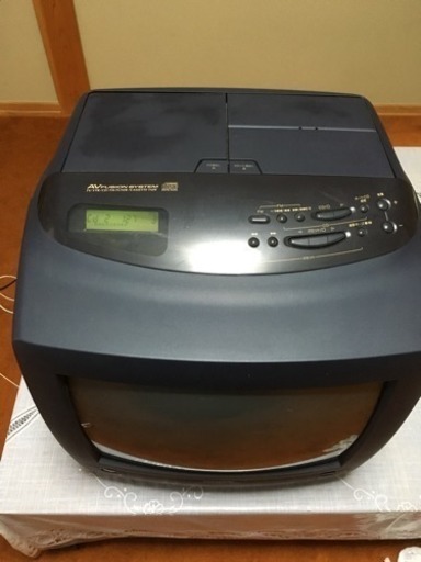 超希少 ブラウン管テレビデオ\u0026CDカセットラジオ