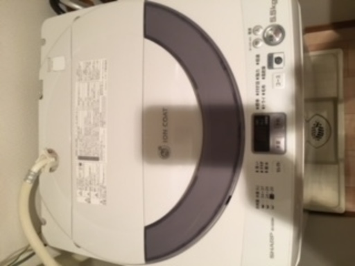 全自動洗濯機　シャープ　ES-GE55N　2013年発売　問題なく動きます