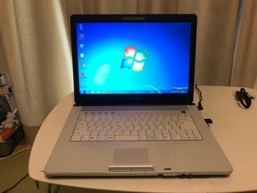 きれいな動作品 Sony VAIO type-F(VGN-FE33B)　Win7 Pro 32bit  Core2Duo T7400メモリ2GB HDD空き 約90GB 無線ラン(子機)