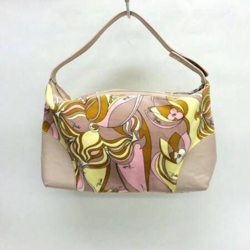 ☆正規品☆1点限り・ITALY限定品☆早い者勝ち☆EMILIO PUCCI（エミリオ プッチ）スェードショルダー兼ハンドバッグ☆