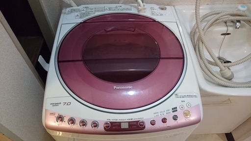 大型7K Panasonic全自動洗濯機 中古