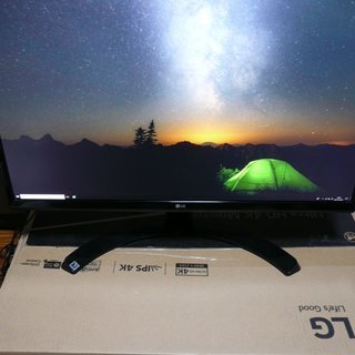 LG 4k IPS23.6インチ液晶モニター　ディスプレイ　美品