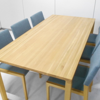 カリモク　HARU　天然木テーブルダイニング７点セット　美品  【リサイクルショップサルフ】