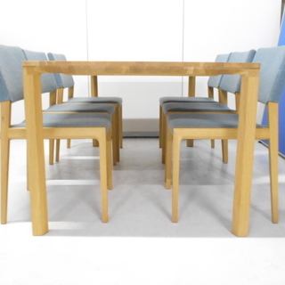 カリモク　HARU　天然木テーブルダイニング７点セット　美品  【リサイクルショップサルフ】