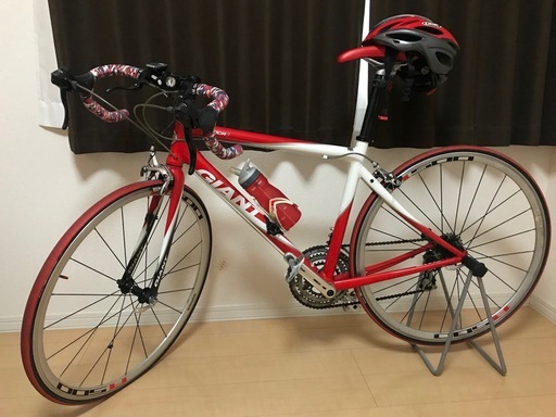 ロードバイク SHIMANO GIANT OCR3 ヘルメット、専用靴つき