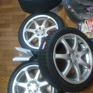 値下げしました。4年目スタッドレスタイヤ&アルミホイール  