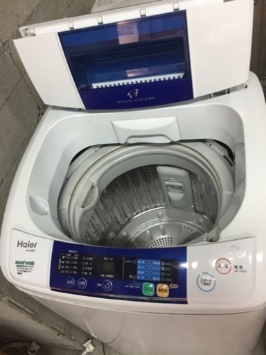 超美品 2016年製と13年製ハイアール二点セット 電子レンジと洗濯機