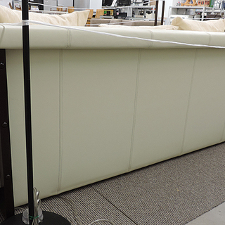 モデルルーム展示品 クイーンベッド フレーム(日本ベッド プレジテントシリーズ)/マットレス(アンネルベッド)/サイドテーブル2つ セット