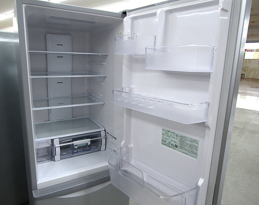 日立 R-K320FV(S) ノンフロン 冷蔵庫 冷凍 315L 3ドア 2015年製