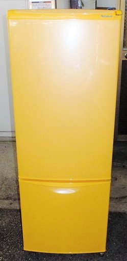 ☆ナショナル National NR-B162J 162L パーソナルノンフロン2ドア冷凍冷蔵庫◆かわいいオレンジカラー