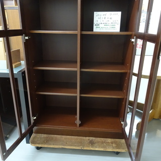 ガラス扉本棚（2912-44）