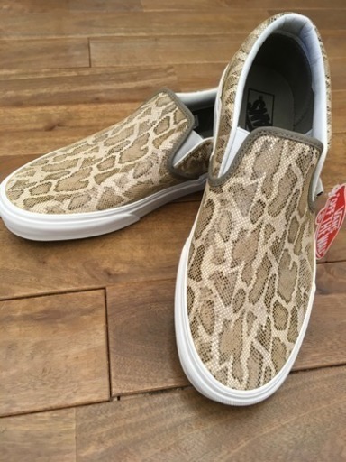靴 VANS classic srip-on SNAKE