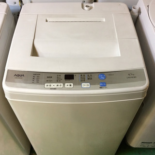 送料無料・設置無料サービス有り】洗濯機 2016年製 AQUA AQW-S45D 中古
