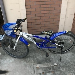 自転車クロスファイヤージュニア 26インチ青