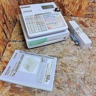 CASIO電子レジスター NK-2000/TK-2600 RC1803)【L4】☆カシオ