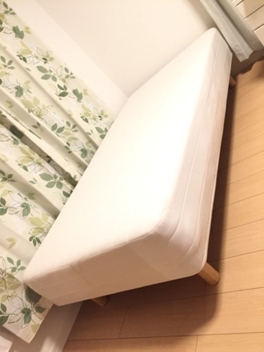 商談中 無印良品 足付きシングルベッド 敷き布団とカバー含