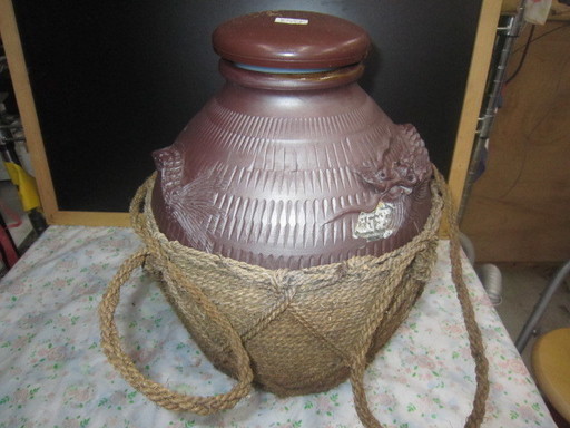 古酒つくり用5升甕　中味は入ってません