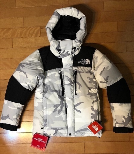 THE NORTH FACE バルトロライト ダウン ホワイト カモ 迷彩 XS SUPREME