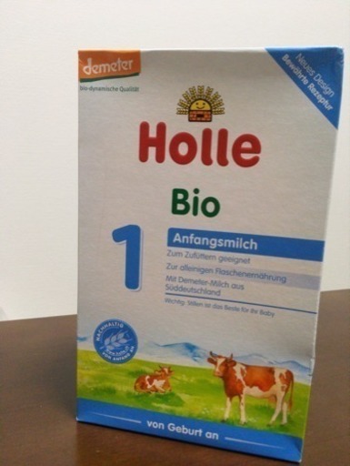Holle ホレ オーガニック粉ミルク Step1 (0ヶ月から12ヶ月まで (はない 