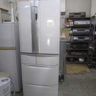 TOSHIBA観音開き冷蔵庫４００L 製氷機能付 - 生活家電