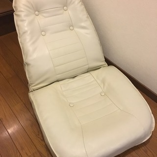 ホワイトビニール レザー ソファー 座椅子