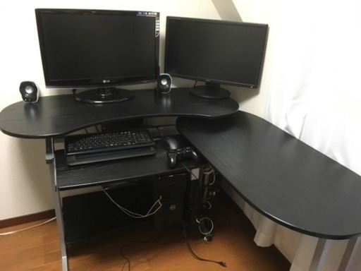L字型pcテーブル ブラック Saemal 港のテーブル パソコンデスク の中古あげます 譲ります ジモティーで不用品の処分 L字型pcテーブル ブラック Saemal 港のテーブル パソコンデスク の中古あげます 譲ります ジモティーで不用品の処分