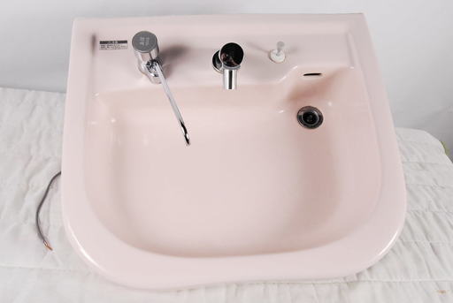 LIXIL INAX L-365FCPRS LR8 洗面器 車椅子対応 手洗い 水栓 付 薄ピンク