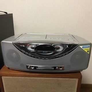 【ジャンク品】シャープ MD/CDラジカセ SD-FX200