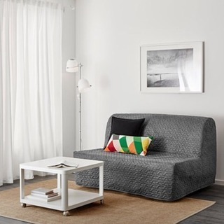 ダブル ソファーベッド IKEA カバー付き