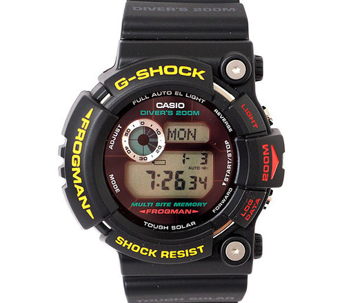 極美品 生産終了品！ CASIO/カシオ G-SHOCK GW-200Z-1JF フロッグマン