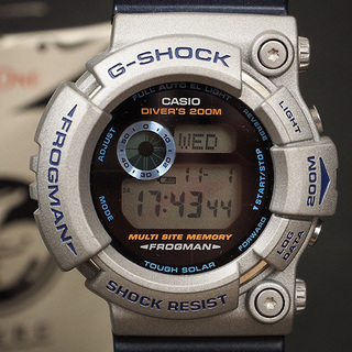 美品 CASIO/カシオ G-SHOCK GW-200K-2JR 2001年 フロッグマン イルカ