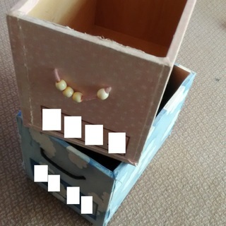 ☆入学準備に☆小学校で使う木箱2つあります