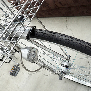 27インチ 自転車 シティーサイクル  シルバー  6段変速  サイクルベースあさひ2017年11月6日　購入品　