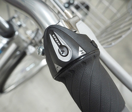27インチ 自転車 シティーサイクル シルバー 6段変速 サイクルベースあさひ2017年11月6日 購入品