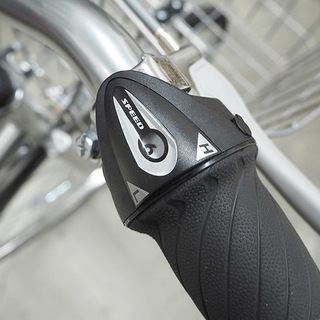 27インチ 自転車 シティーサイクル  シルバー  6段変速  サイクルベースあさひ2017年11月6日　購入品　