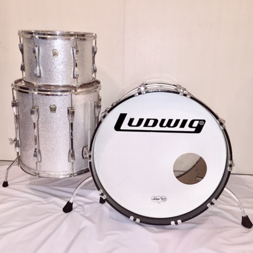 Ludwig ドラムセット Silver Sparkle 22” 13” 16”