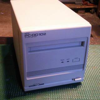 NEC PC-OD102　 光ディスクユニット　5インチMO