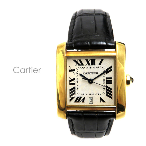 Cartier/カルティエ タンクフランセーズ LM 1840 オートマ 750 18K 