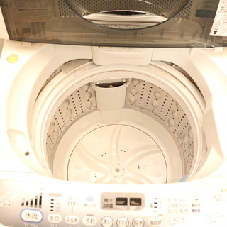 送料無料 2009年製 風乾燥 TOSHIBA 全自動洗濯機 6kg 2人暮らし