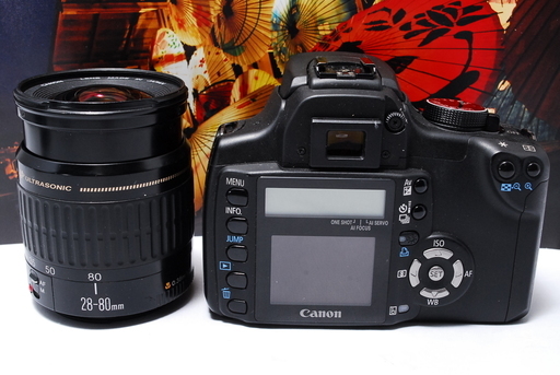 ☆一眼レフ入門機におススメ一眼レフデビューに☆キャノン kissX レンズ