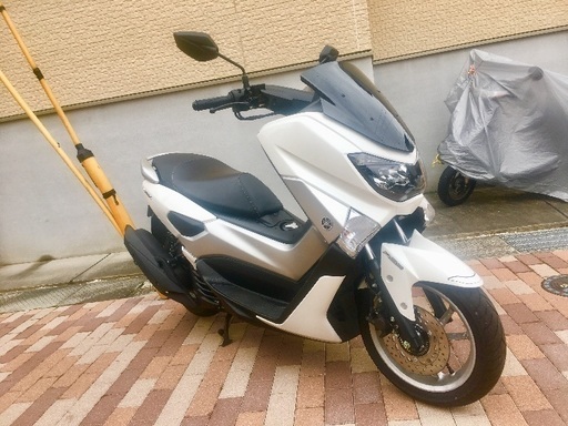 【交換・下取可】 ヤマハ N- MAX 125 超低走行の新古車！ 新車保証残り有 前後ディスクブレーキ ABS標準搭載！ 自賠責約3年付き LEDカスタム！ マイナーチェンジ後モデル 格安にて！
