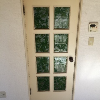 ドア 室内用 住宅建具 鍵付き ステンドガラス風