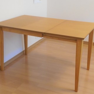 伸長式ダイニングテーブル　120㎝（幅）×75cm（奥行き）×7...