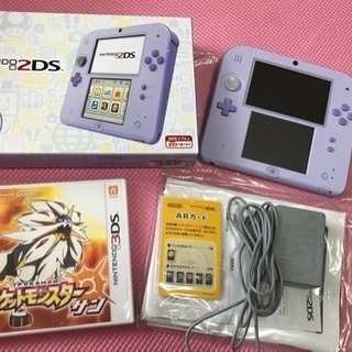 美品 2DS 本体 完備 ポケットモンスター サン 本気のカビゴ...