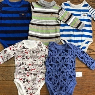 babygap＆UNIQLO 長袖ロンパース 6点セット