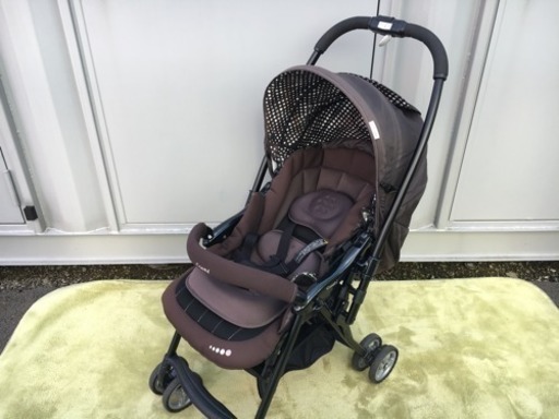 Combi コンビ☆ベビーカー メチャカルファーストα エッグショック BB-400☆スプラッシュブラック☆清掃済み♫