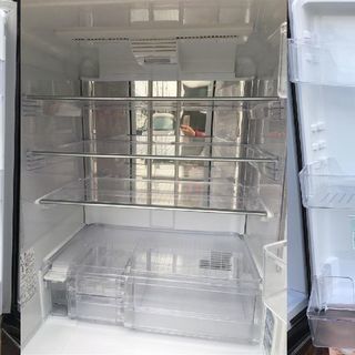 SHARP 515L プラズマクラスター搭載6ドア冷蔵庫 SJ-XF52W-T 2012年製 ...
